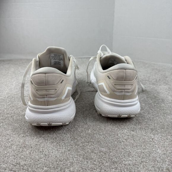 Brooks Womens Ghost 15 1203801B189 White Running Shoes Sneakers Size 11 B - Picture 3 of 8